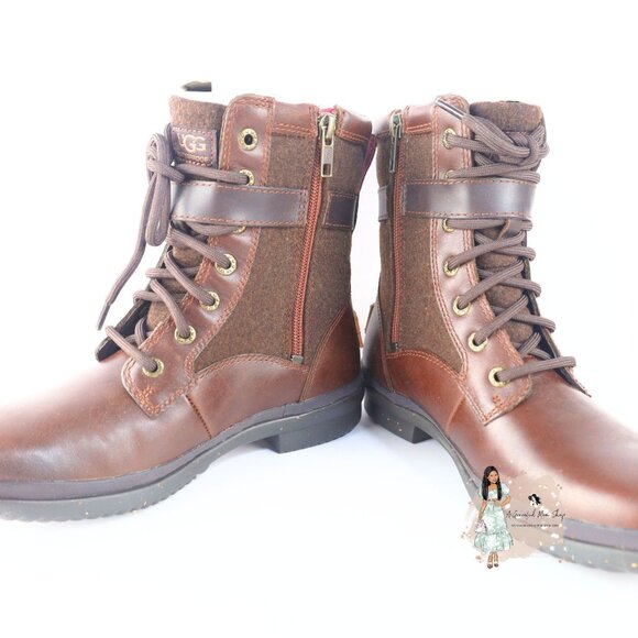 Ugg Women's Snow/Waterproof Boots Kesey in Chestnut Brown, Size 5.5- 0055 - Picture 6 of 12
